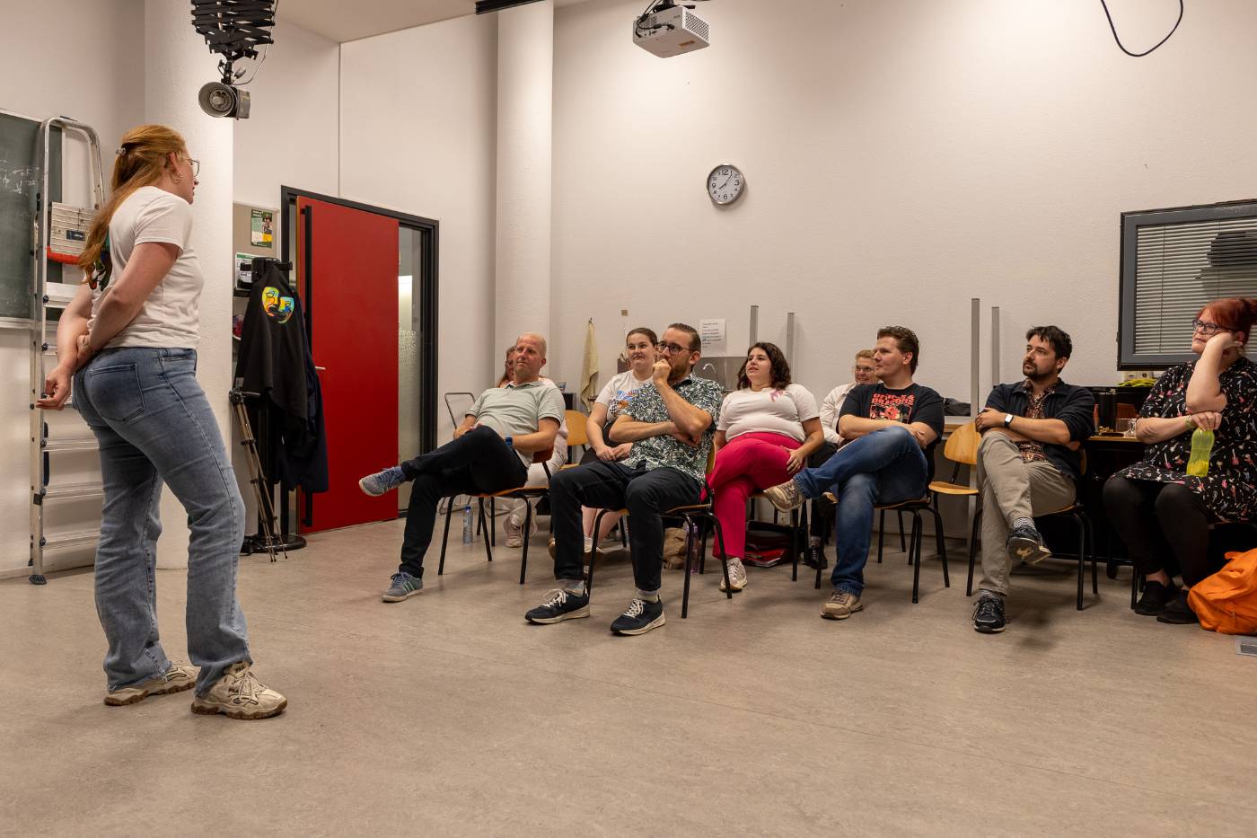 Team tijdens een theaterworkshop